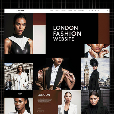 LONDON FASHION app branding design fashion graphic design illustration logo ui ux vector