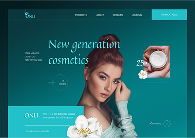 Beaty product shop branding care cosmetics fintech branding identity illustration landingpage organic sa shop site skin special offer ui web site service women