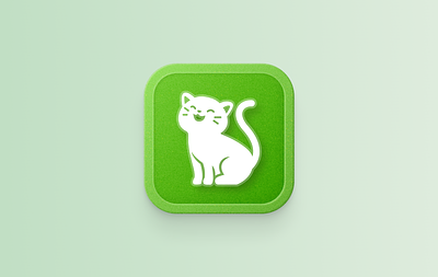 Cute at icon app apple icon logo ui