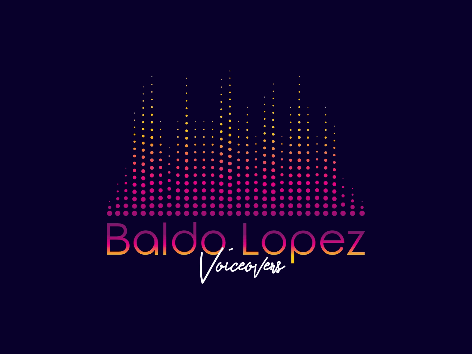 Logo animation for Baldo lopez voiceover after effects animated logo animation custom logo animation dribbble logo animation logo animation service motion graphics stroke logo voiceover logo animation
