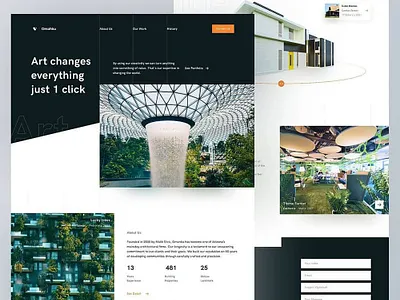 Omahku adobe xd landing page minimal design ui ui design ui ux ux ux design web design website design