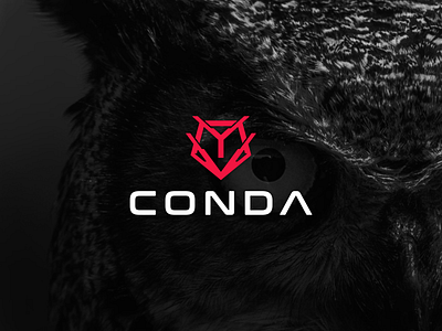 CONDA branding character design games gaming gaminglogo icon illustration logo owl owllogo symbol vector