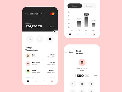 🔥 My Account app banking app branding design financial illustration inspiration logo mobile app ui ux wallet wstyle