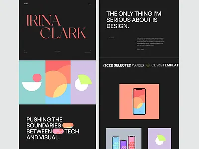 Clark - Webflow Template portfolio template webflow