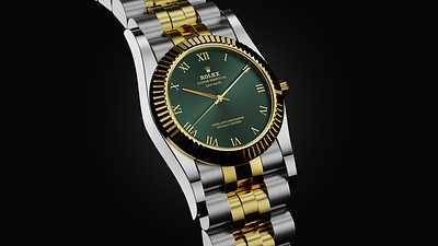 ROLEX DAY-DATE -- CGI 3d animation branding graphic design industrial design motion graphics photorealistic product visualization realism smartwatch trending watch