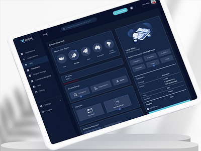 VPC Create - Klovercloud clou service cloud service platform dashboard dashboard ui region virtual private cloud vpc web web app web ui