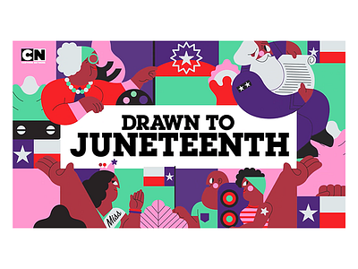 Drawn To: Juneteenth cartoon network drawn to illustration ilustración jhonny núñez