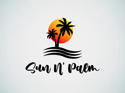 Logo Design beachlogo branding businesslogo elegantlogo flat hotelbook hotellogo logo design minimal palmlogo professional sealogo sunandpalmlogo sunlogo sunsetlogo travellogo typogaphy unique vacationlogo wavelogo