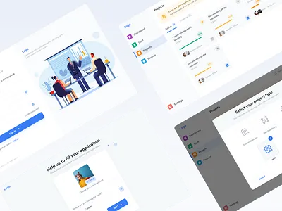 Website design - SaaS design dribbble illustration saas design typography website design website landing page