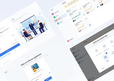 Website design - SaaS design dribbble illustration saas design typography website design website landing page