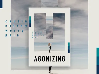 Agonizing abstract poster creativeblock design graphic design poster poster design