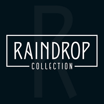 Clothing logo : Raindrop Collection bangladesh blue brand identity cloth design flat illustration illustrator logo vector