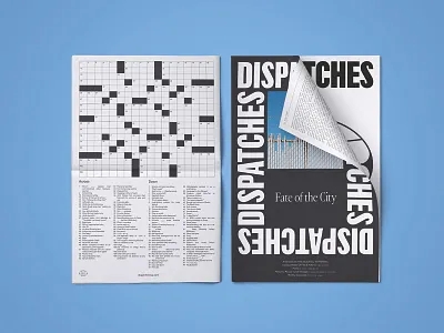 Dispatches Issue #2 design graphic design print process type typography