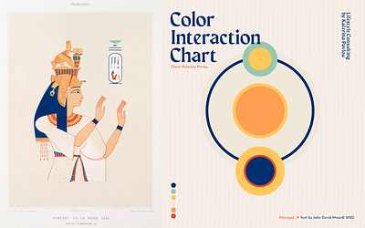 Color interaction chart branding color interaction color palette design identity