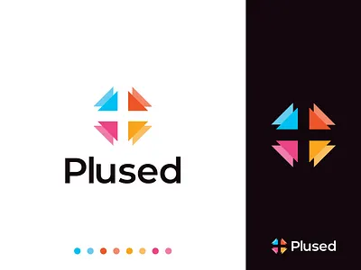 Plused Logo Design app icon design brand identity branding colorful concept health illustration lettermark lettering logo design logotype mark medical logo medicine pharma pharmacy plus symbol typeface typography vector