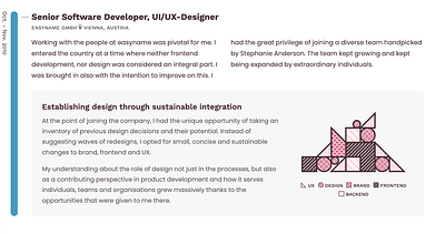 Work Diagrams on the helloyes.dev/work page css illustration svg webdesign website