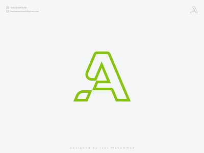 A Letter Logo for Sale a letter logo app brand identity branding clean colorful creative creative logo design flat gradient graphic design illustrator line art logo logo design minimal minimalist modern
