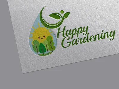 Gardening Logo Design 3d animation art branding clean design free logo design templates graphic design illustration logo motion graphics ui vector