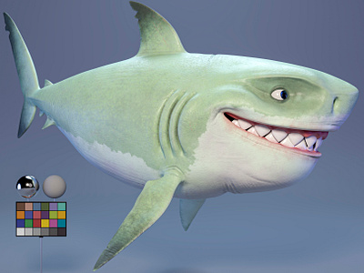 The Mega Mouth Shark 3d 3dcharacter 3dmodeller adversiting animation arnold cgi characterartist cinema4d design rigging shark vfx