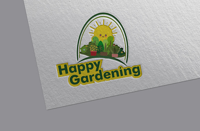 Gardening Logo Design 3d animation art branding clean design free logo design templates graphic design illustration logo motion graphics ui vector