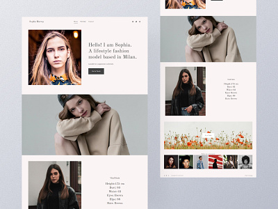 Murray - Portfolio Template by Pixpa branding design fashion web ui illustration logo personal photography pixpa portfolio template ui vector website