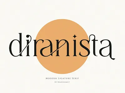 Diranista - Stylish Display Font advertising branding classy display display font elegant fashion font fotns lettering logo magazine minimalist modern sans serif serif stylish typeface typography unique