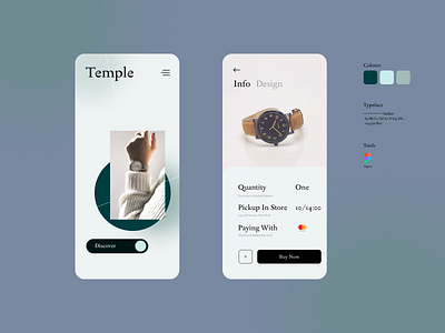 Watch Shop UI
