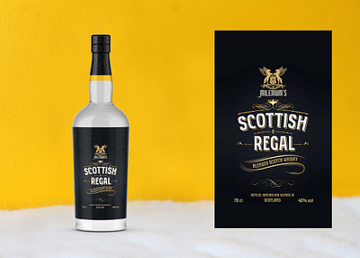 Lux Whisky Bottle Mockup bottle branding design illustration lux menu mockup psd template whisky