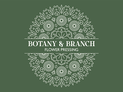 Botany & Branch Badge Design badgedesign branding design logo typography