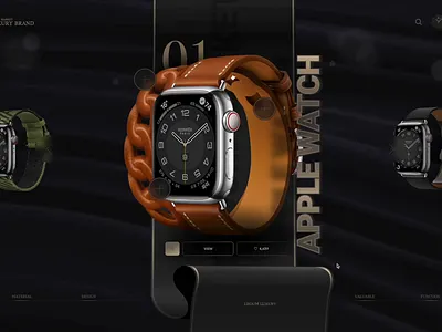 Luxury Brand design ui