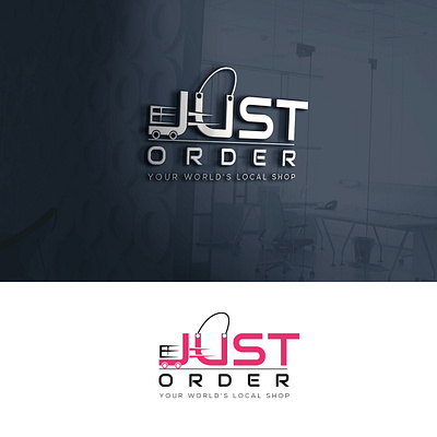 Just Order Logo art branding design graphic design icon illustration logo photoshop restaurant vector