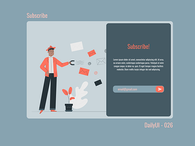 Subscribe - DailyUI 026 026 dailyui dailyuichallenge design subscribe ui