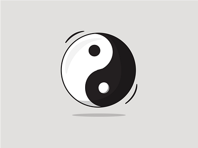 Ying Yang adobe illustrator illustration logo vector visual design