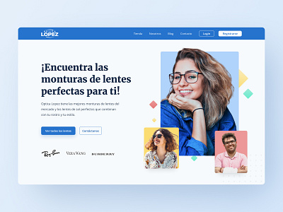 Landing page app design ui ux web