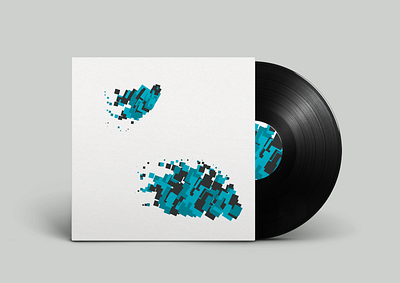 RNDM 009 artwork code cover design creative coding design electronic music generative generative art graphic design illustration javascript minimal minimalistic music vinyl