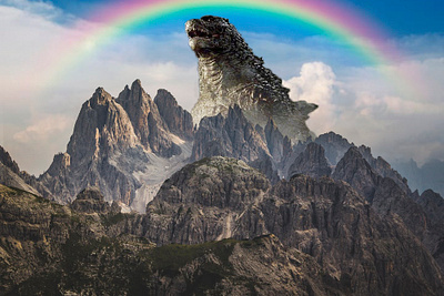 PRIDE Mountains behance graphic manipulation photoshop pride