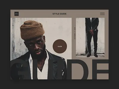 Style Guide design landingpage landingpagedesign type ui web website