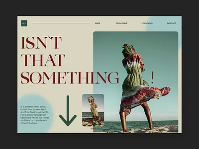 Isn`t That Something! design landingpage landingpagedesign type ui web website