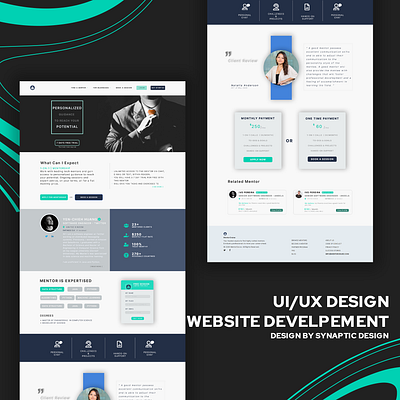 New Minimalist Tutor Page design for Mentor website branding design ecommerce website graphic design illustration logo typography ui ux vector