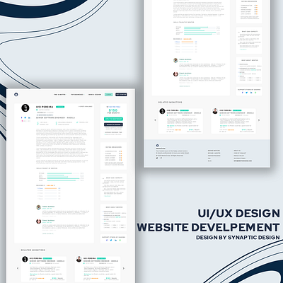 Mentor Tutor Page Redesign according to previous | for better UX branding design ecommerce website graphic design ui ux