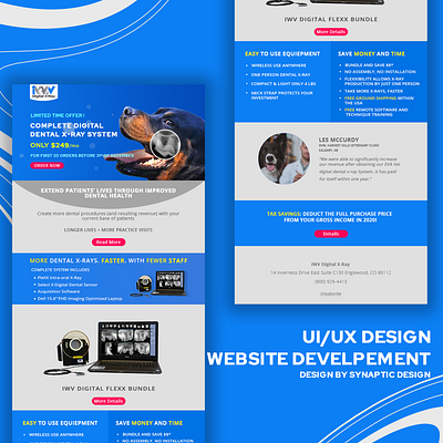 Email Template Design & Coding for Veterinary Equipment Website branding design ecommerce website graphic design illustration ui ux