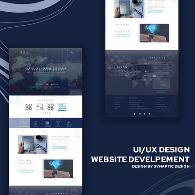 Avion Cloud Solution Web Redesign Concept branding design ecommerce website graphic design illustration logo typography ui ux vector