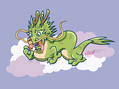 Ice Cream Time cute doodle ice cream illustration photoshop