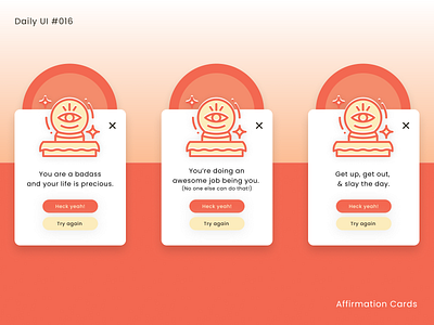 Affirmation Cards affirmation affirmation cards affirmations branding dailyui dailyuichallenge design illustration ui