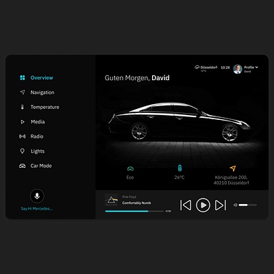 Daily UI #034 - Car Interface 034 car carinterface challenge daily dailyui dailyuichallenge ui uidesign