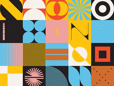 0111 abstract art artwork brutalism color design freebie geometric illustration pattern shape vector