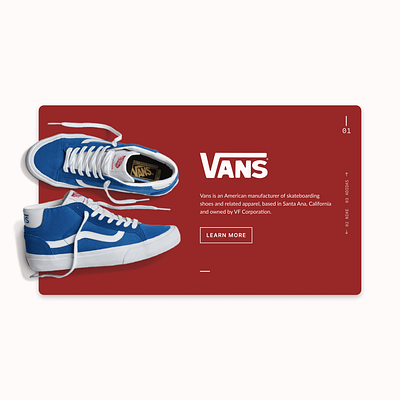 Daily UI #045 - Card Info card cardinfo challenge dailyui dailyuichallenge shoes ui uidesign vans