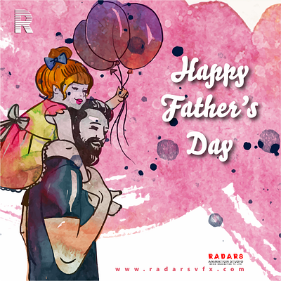 Happy Father's Day 2danimation 3d animation branding catchy design illustration ui vector