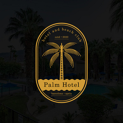 Wordmark logo design for "Palm Hotel adventure adventurelogo brand identity branding graphic design graphicdesigner hotel hotelbrand hotellogo hotelmarketing logo logodesigner logoideas logomaker palm palmlogo palmtree