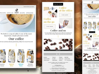Ecommerce Coffee Shop Mailchimp Template